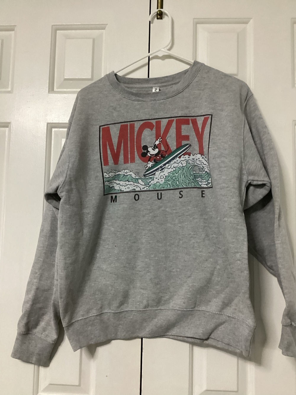 Disney x Zuni Sportswear Surf Mickey Crewneck Sweatshirt Mickey Mouse